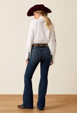 Ariat Ariat Womens High Rise Ella Rascal Slim Trouser Denim Western Riding Jean