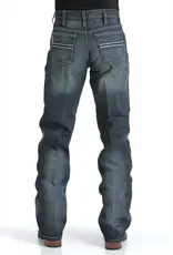 Cinch Mens Cinch Mid Rise Relaxed White Label 019 Rigid Denim Riding Jean