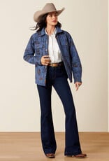 Ariat Ariat Womens Obispo Lightweight Retro Denim Blue Lined Jacket