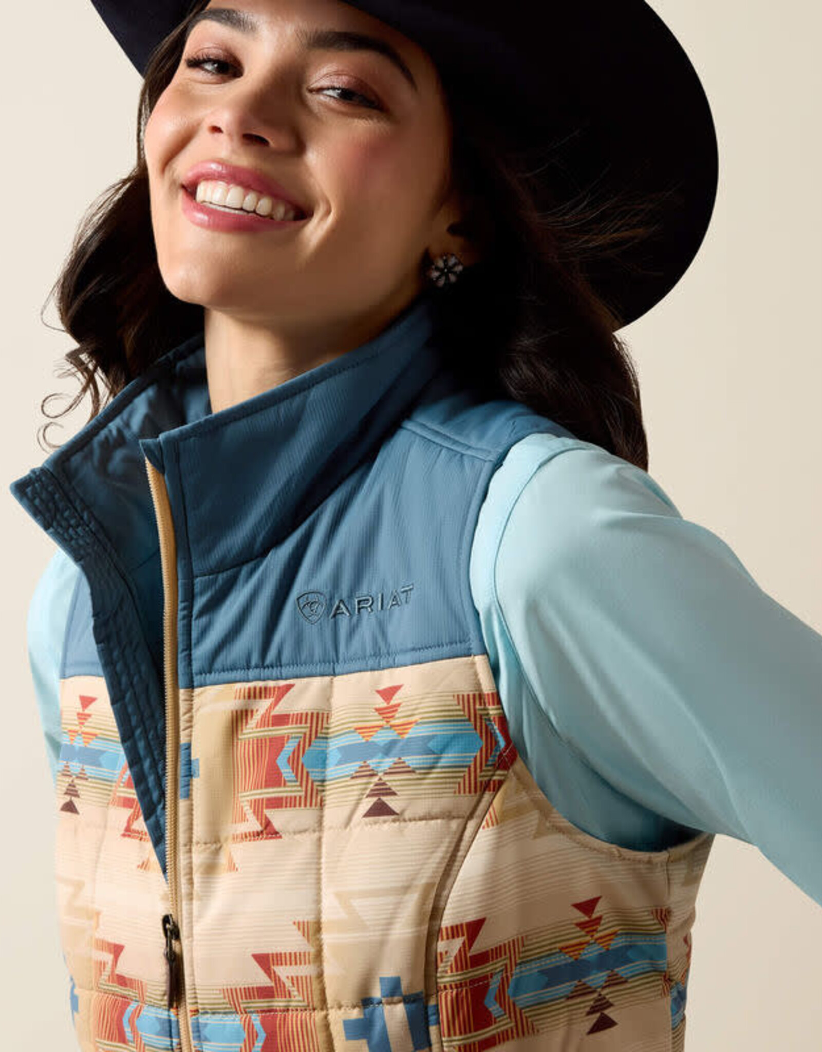 Ariat Ariat Womens Sonoma Southwest Concealed Carry Insulated Vest S-3X