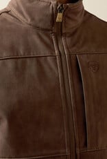 Ariat Ariat Mens Wren Faux Leather Print Softshell Vest