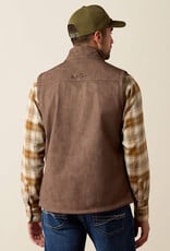 Ariat Ariat Mens Wren Faux Leather Print Softshell Vest