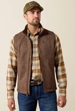 Ariat Ariat Mens Wren Faux Leather Print Softshell Vest
