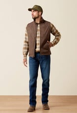 Ariat Ariat Mens Wren Faux Leather Print Softshell Vest