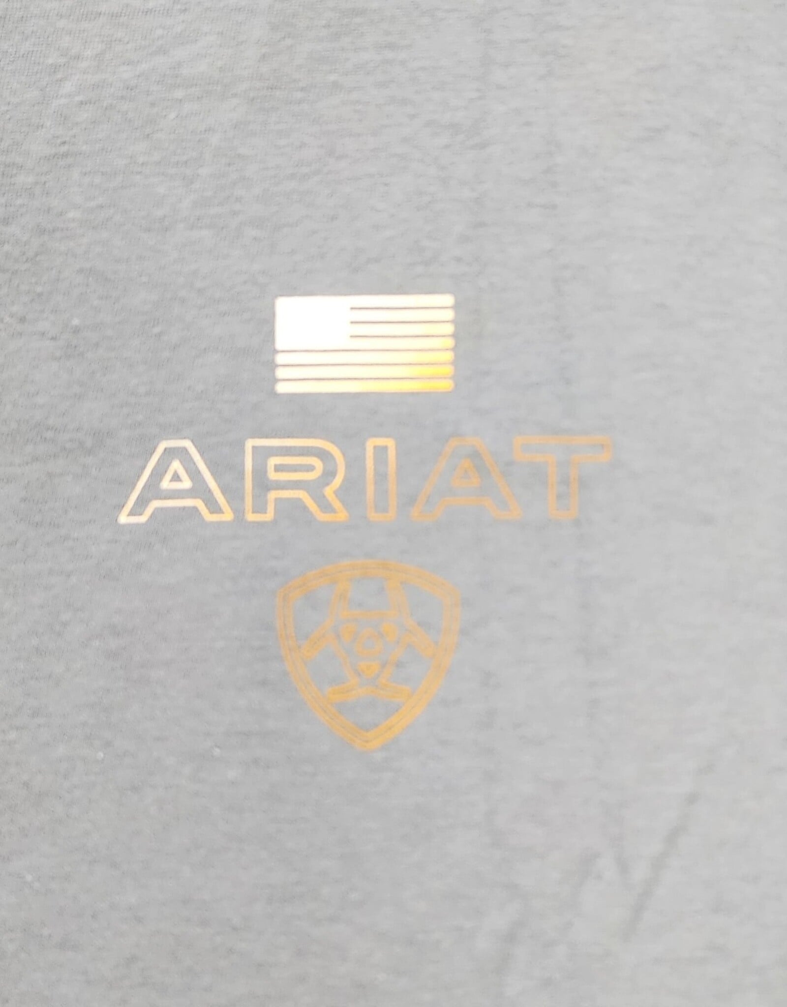 Ariat Mens Ariat Dusty Blue Triple Stacker Short Sleeve T-Shirt