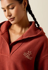 Ariat Womens Ariat Oversized Valencia Burnt Henna Hoodie