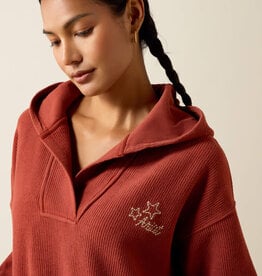 Ariat Womens Ariat Oversized Valencia Burnt Henna Hoodie