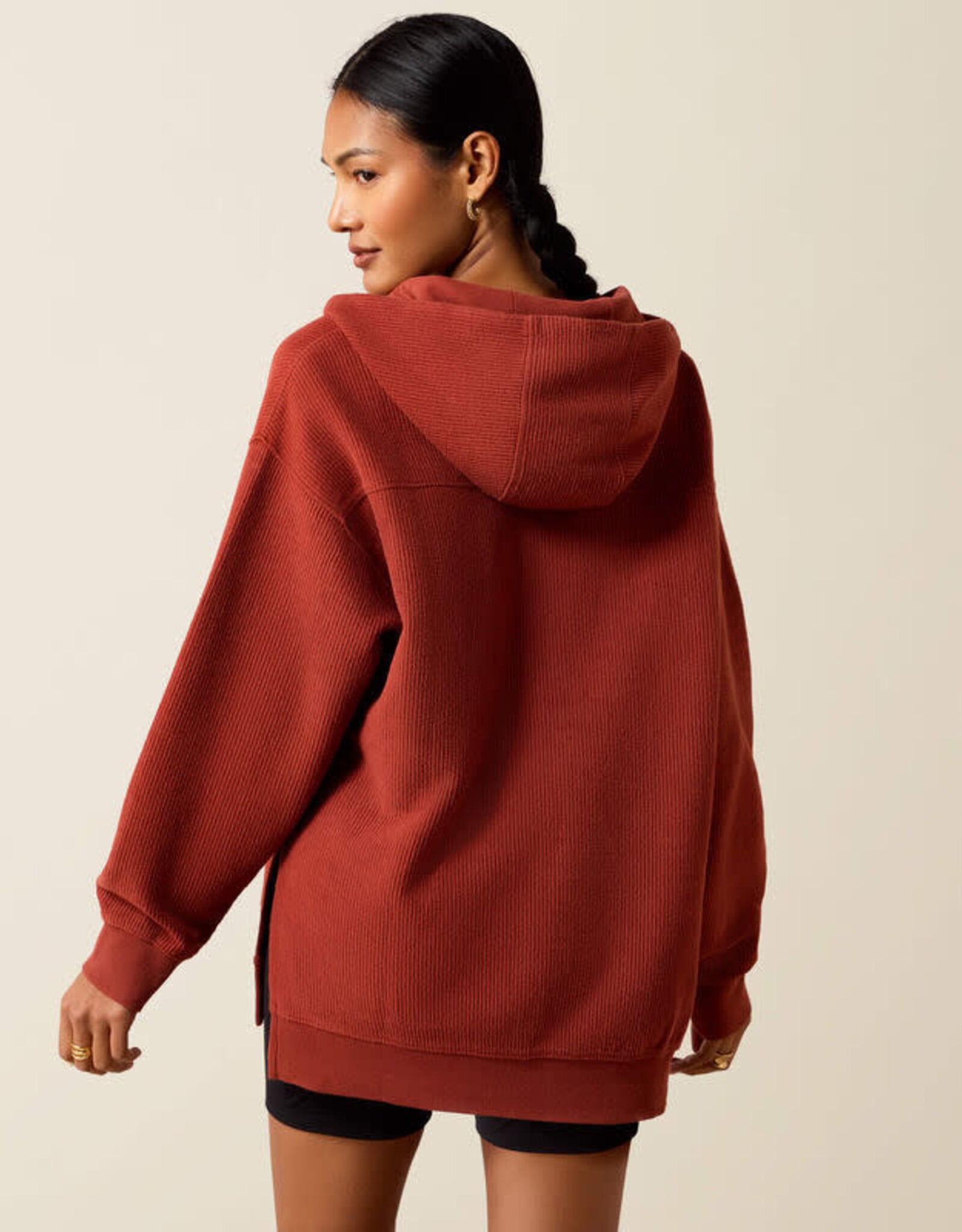 Ariat Womens Ariat Oversized Valencia Burnt Henna Hoodie