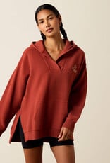 Ariat Womens Ariat Oversized Valencia Burnt Henna Hoodie
