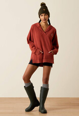 Ariat Womens Ariat Oversized Valencia Burnt Henna Hoodie