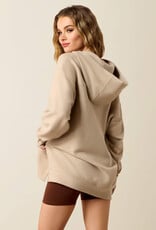Ariat Womens Ariat Oversized Valencia Oatmeal Heather Hoodie