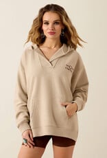 Ariat Womens Ariat Oversized Valencia Oatmeal Heather Hoodie