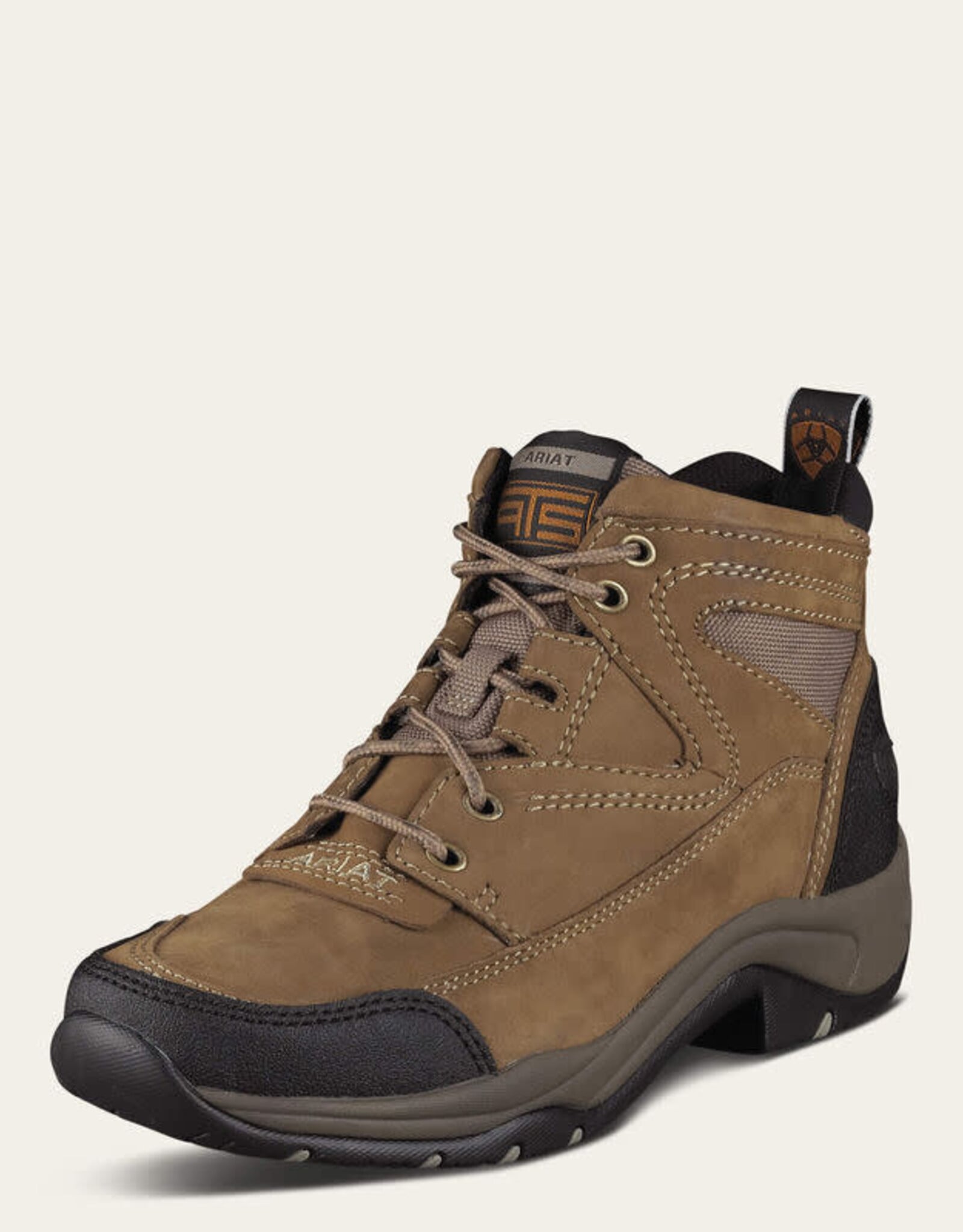 Ariat Womens Ariat Terrain Taupe Western Lace Up Boot