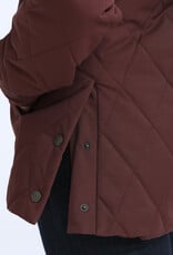 Cinch Womens Cinch Quilted Purple Removable Hooded Barn Jacket