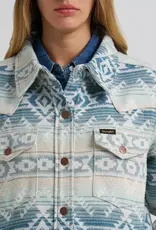 Womens Wrangler Blue Southwest Jacquard Shacket