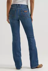 Womens Wrangler Marina Retro Mae Mid Rise Boot Cut Denim Western Riding Jean
