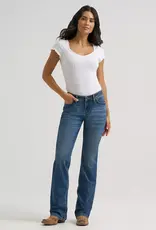 Womens Wrangler Marina Retro Mae Mid Rise Boot Cut Denim Western Riding Jean