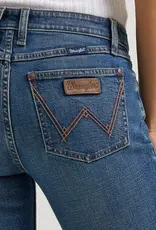 Womens Wrangler Marina Retro Mae Mid Rise Boot Cut Denim Western Riding Jean