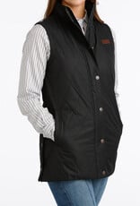 Cinch Womens Cinch Quilted Black Barn Vest