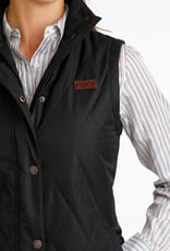 Cinch Womens Cinch Quilted Black Barn Vest