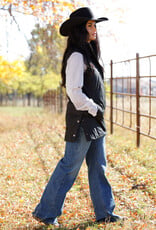 Cinch Womens Cinch Quilted Black Barn Vest