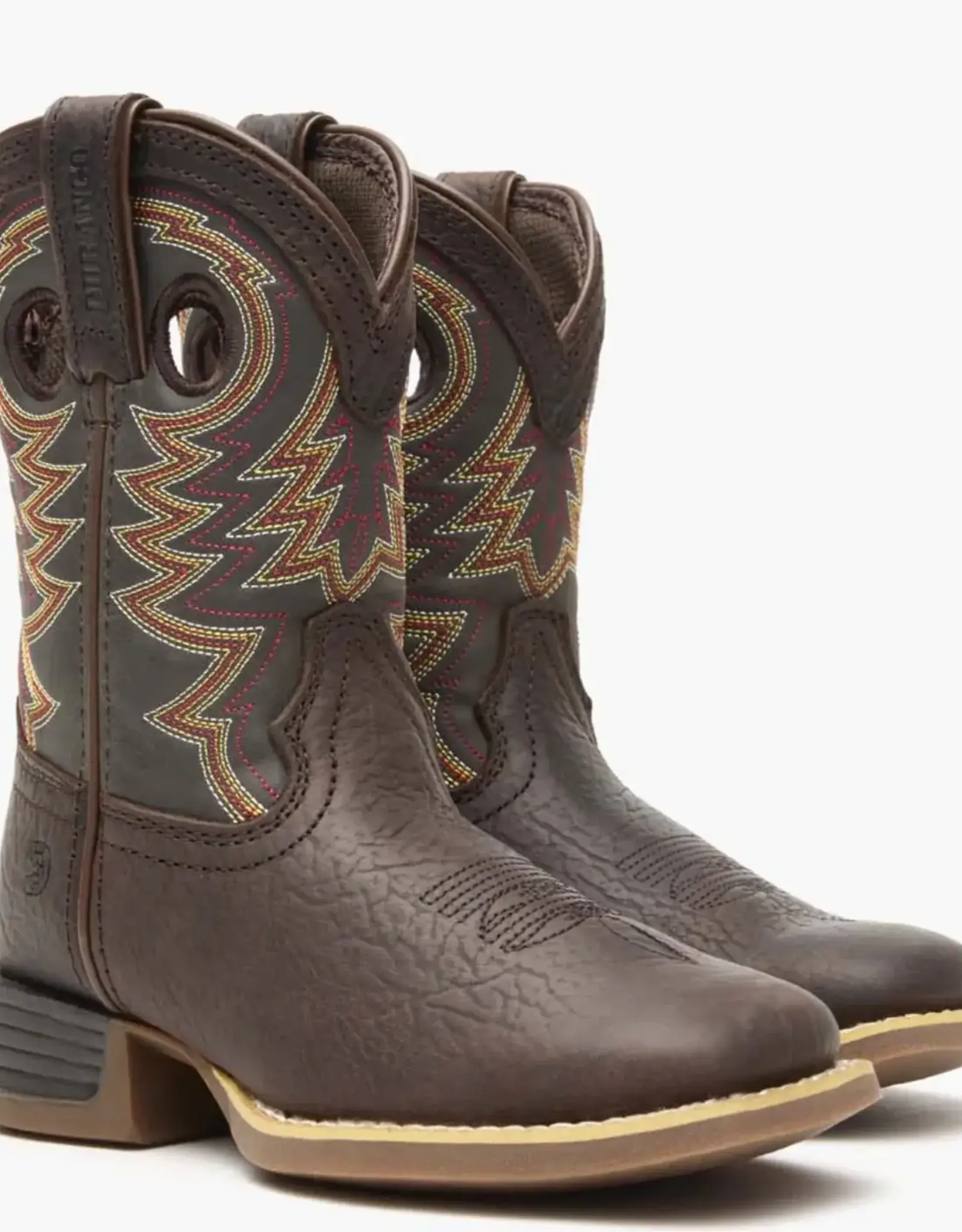 Durango Durango Youth Kids Rebel Pro Western Dark Bay Square Toe Cowboy Boots