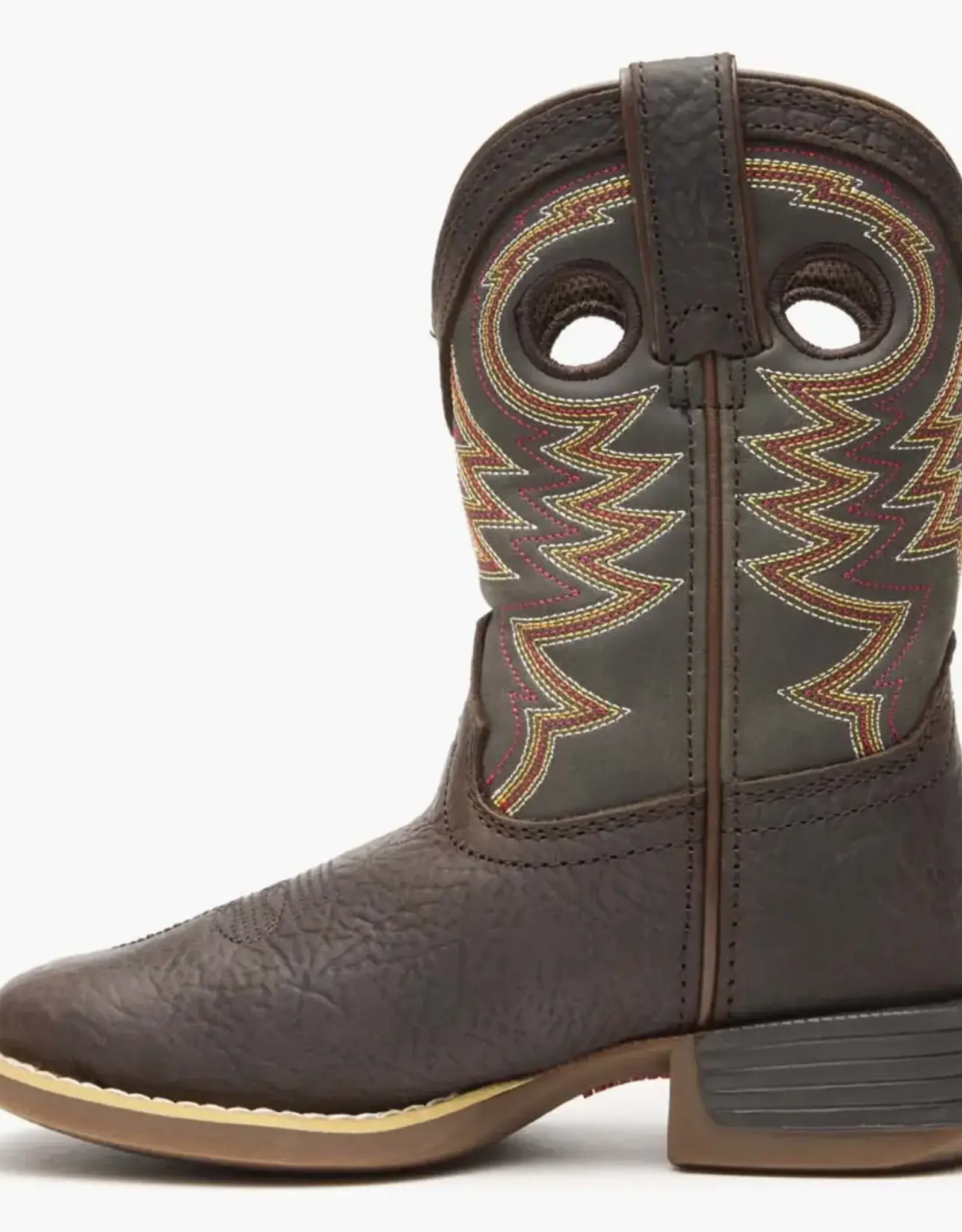 Durango Durango Youth Kids Rebel Pro Western Dark Bay Square Toe Cowboy Boots
