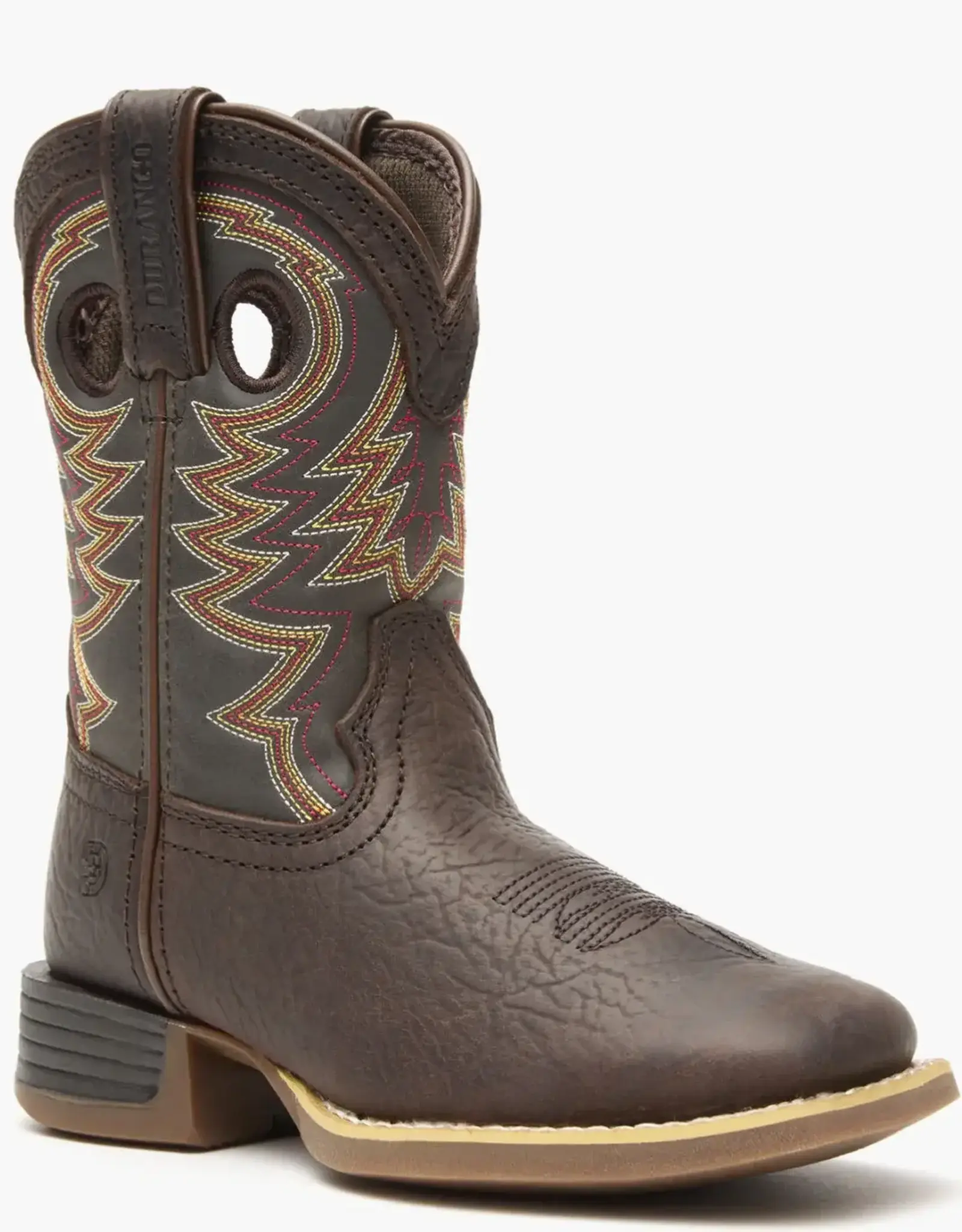 Durango Durango Youth Kids Rebel Pro Western Dark Bay Square Toe Cowboy Boots