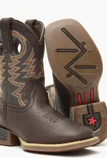 Durango Durango Youth Kids Rebel Pro Western Dark Bay Square Toe Cowboy Boots