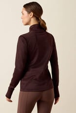 Ariat Womens Ariat Chocolate Plum Tek Team Cold Series 1/2 Zip Pullover