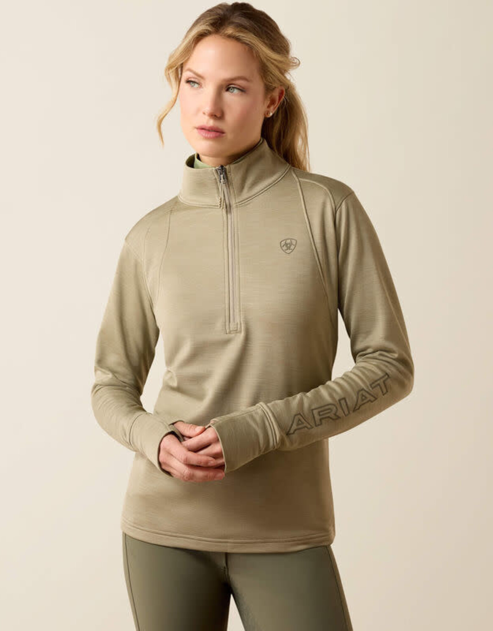 Ariat Womens Ariat Winter Twig Tek Team Cold Series 1/2 Zip Pullover