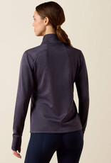 Ariat Womens Ariat Odyssey Grey Tek Team Cold Series 1/2 Zip Pullover