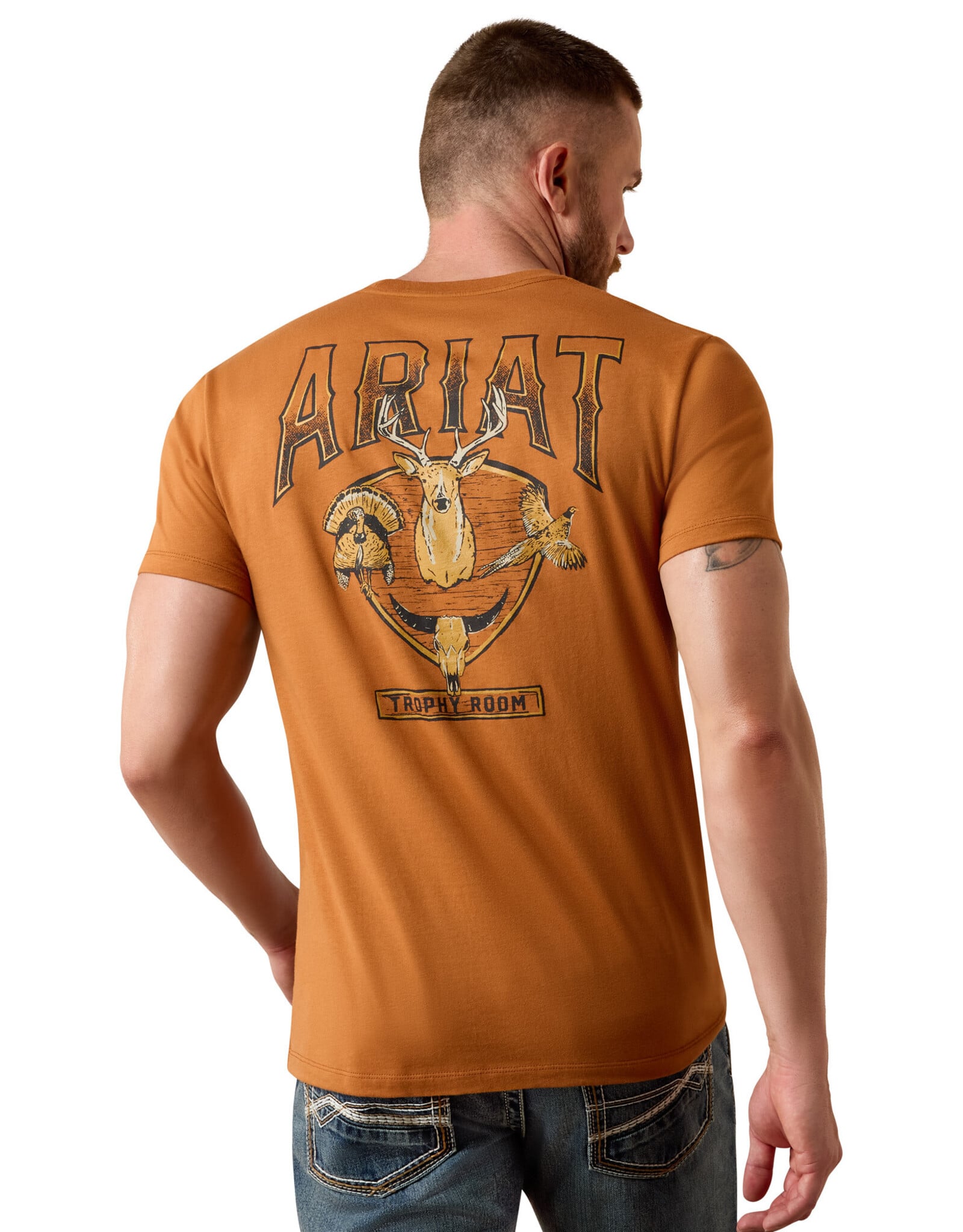Ariat Mens Ariat Adobe Trophy Room Short Sleeve T Shirt