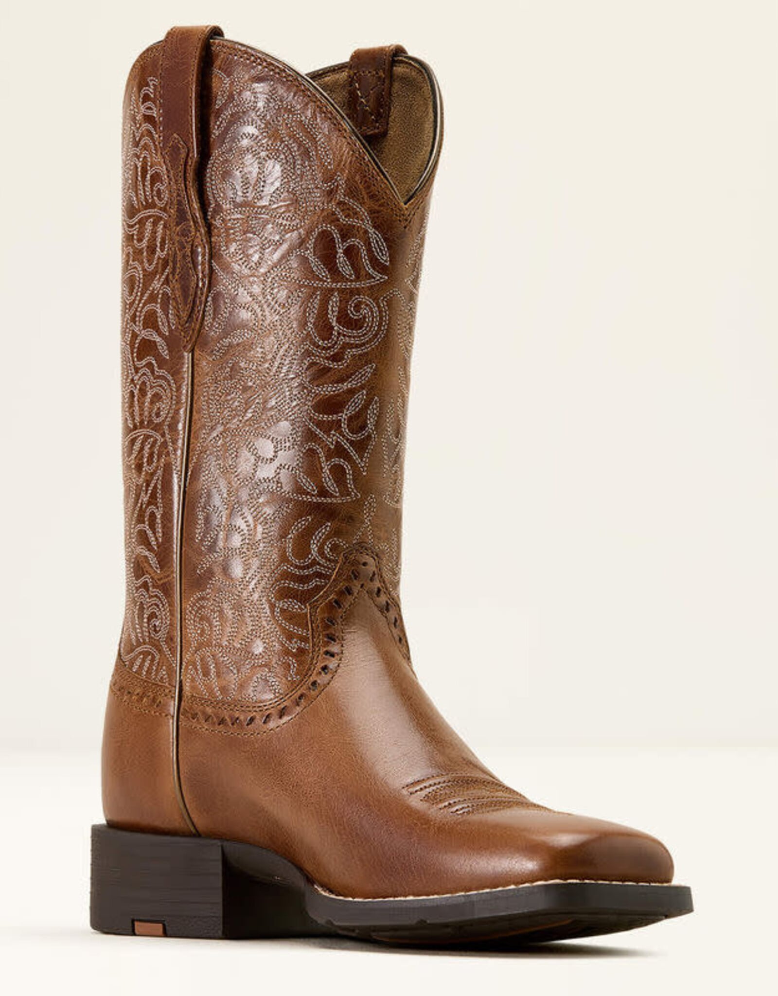 Ariat Ariat Womens Round Up Remuda Square Toe Aged Tan Western Boot