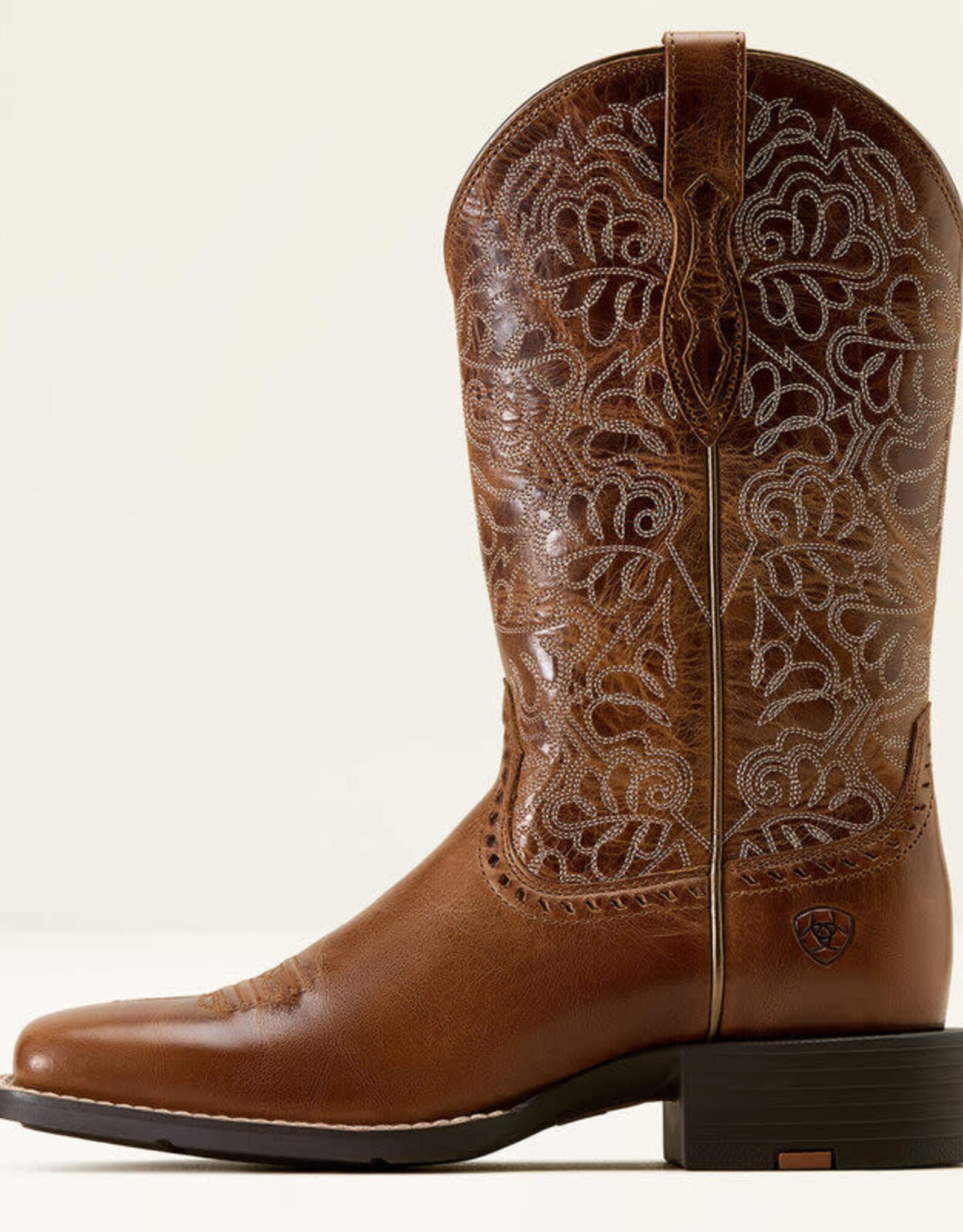 Ariat Ariat Womens Round Up Remuda Square Toe Aged Tan Western Boot