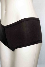 Devil May Wear Hot Shorts Bamboo Blend Underwear. Chocolate Brown