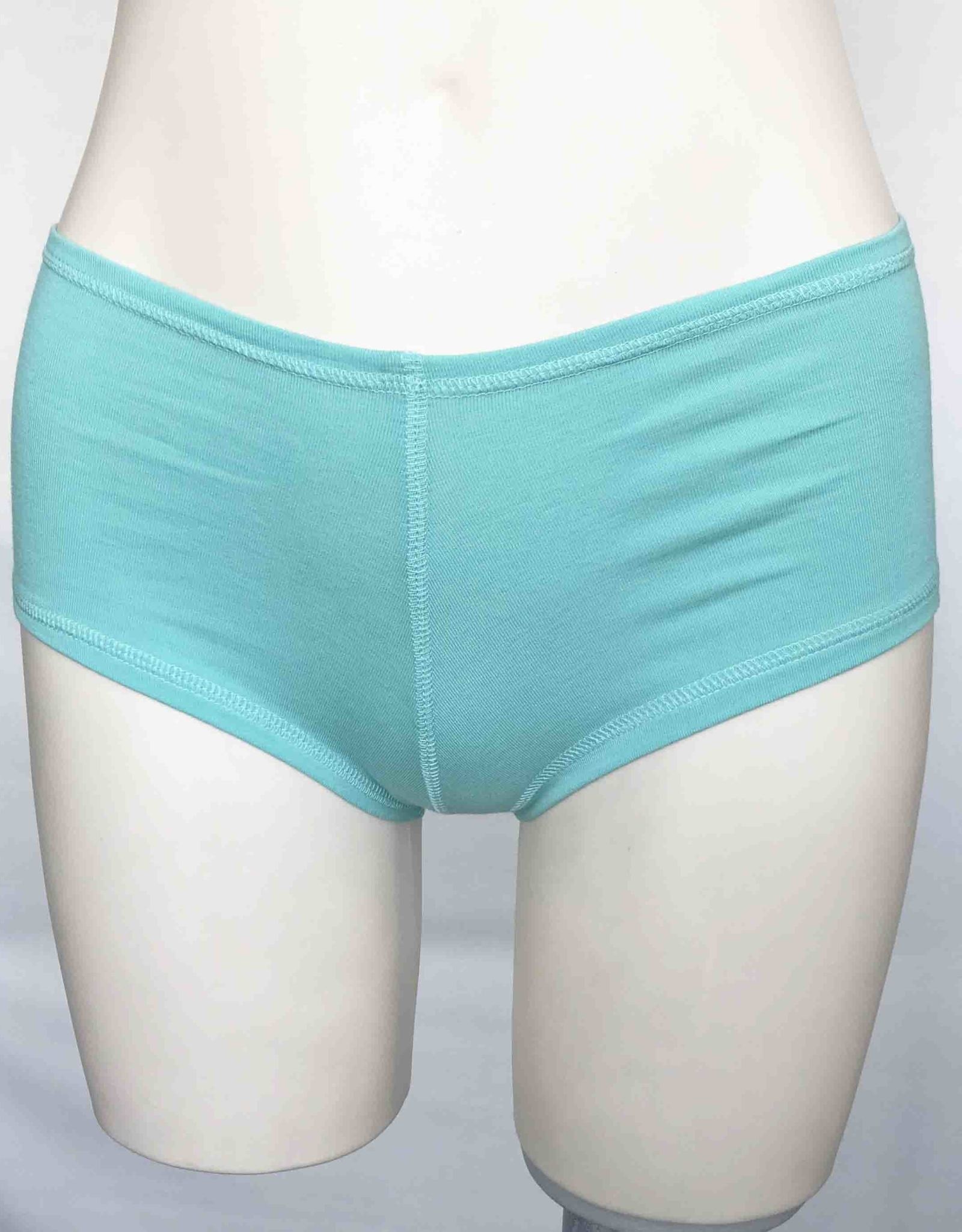 Devil May Wear Hot Shorts Bamboo Blend Underwear. Seafoam
