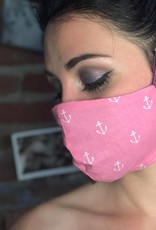 Devil May Wear Non Surgical Adjustable Mask Pink Anchors