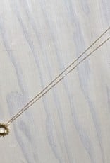 Devil May Wear Raggio Di Sole Necklace, Gold Plated, Gold Fill Chain