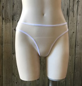 Devil May Wear Tamara Thong, Bamboo Blend, Cream