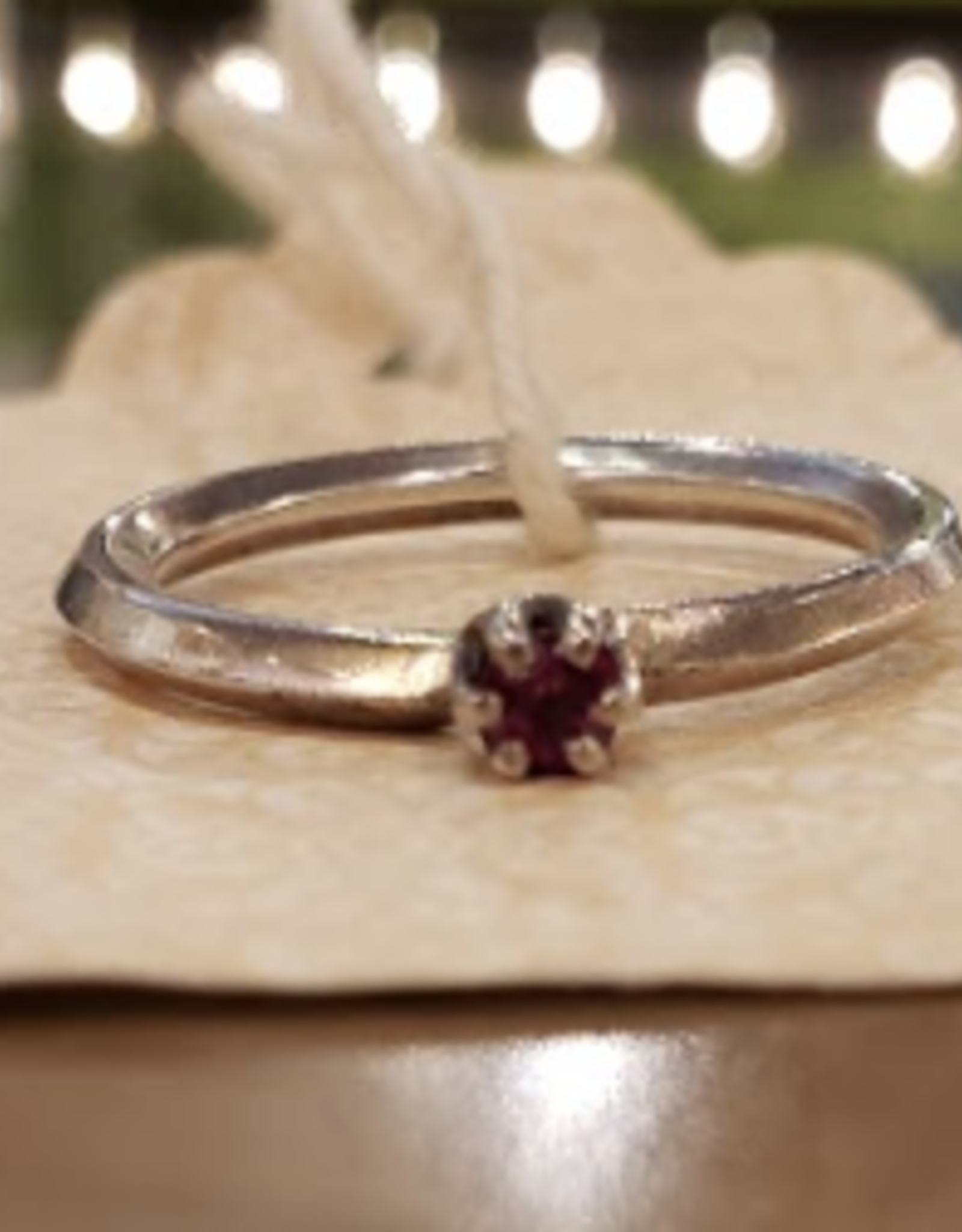 Chris Gillrie We are all Made of Stardust Ruby Ring. 925 Silver.