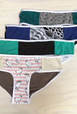 Devil May Wear Eco Briefs. Low Rise Underwear. Assorted Bamboo Blend fibres. Assorted Colours.