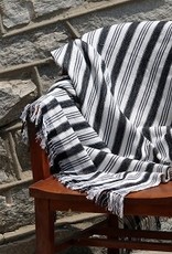 Michaelian Home Black & Grey Stripe Throw