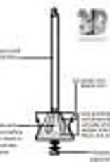 Atlas Mill Pepper Mill Chrome Plated Brass 10" by Atlas Mills #205