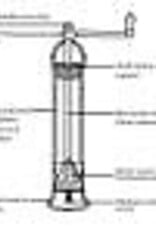 Atlas Mill Pepper Mill Chrome Plated Brass 10" by Atlas Mills #205