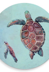 Greenbox Art Tropical Turtles - Set of 4 Coasters