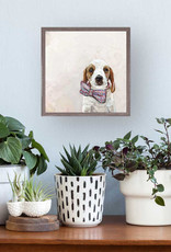 Greenbox Art Best Friend - Baby Beagle In A Bowtie Mini Framed Canvas