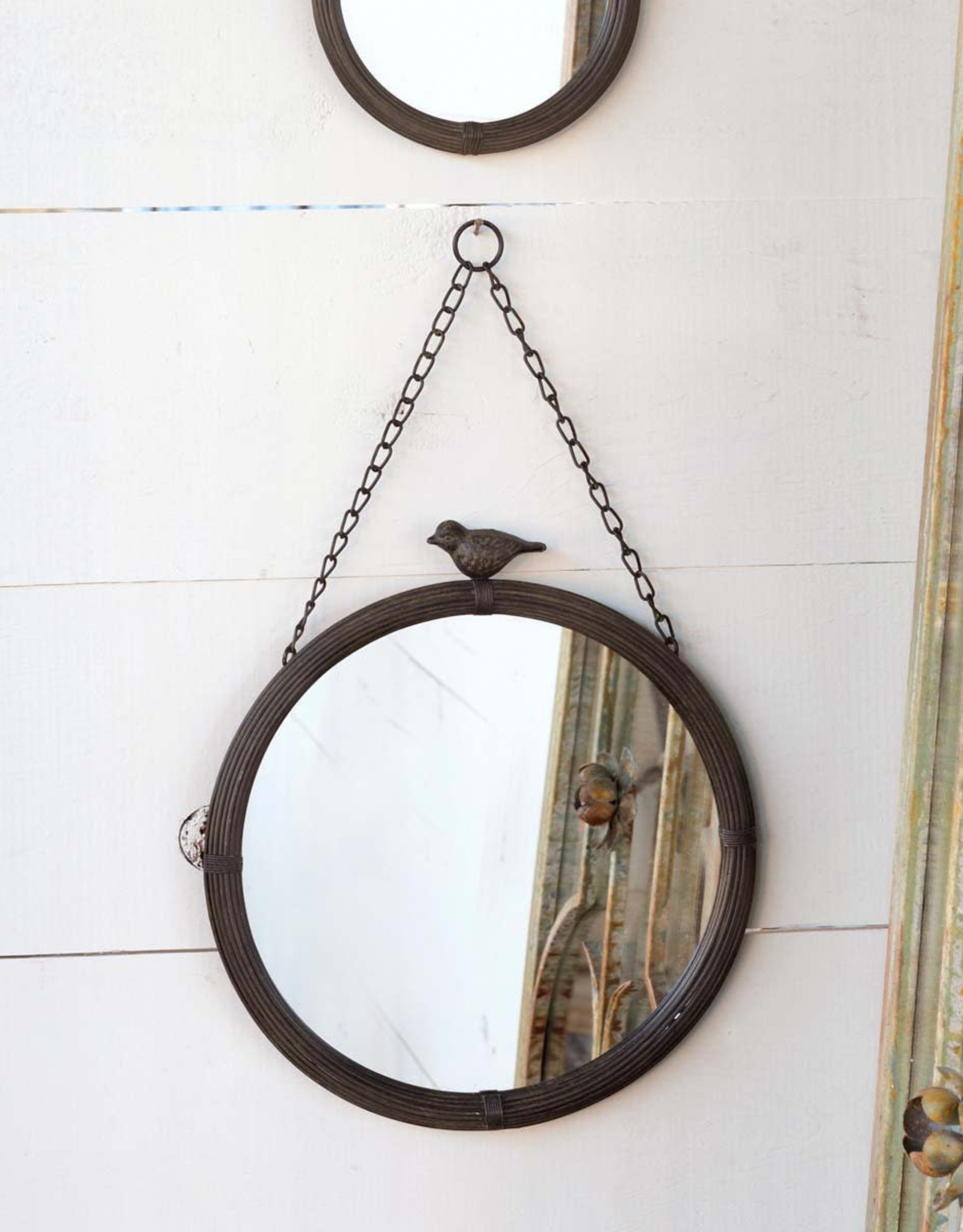 Park Hill Collection Bird Hanging Mirrors 2 Sizes-Free Shipping