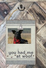 Kinderd Hearts You Had Me At Woof Dog Clip Photo Frame