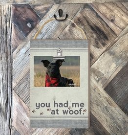 Kinderd Hearts You Had Me At Woof Dog Clip Photo Frame